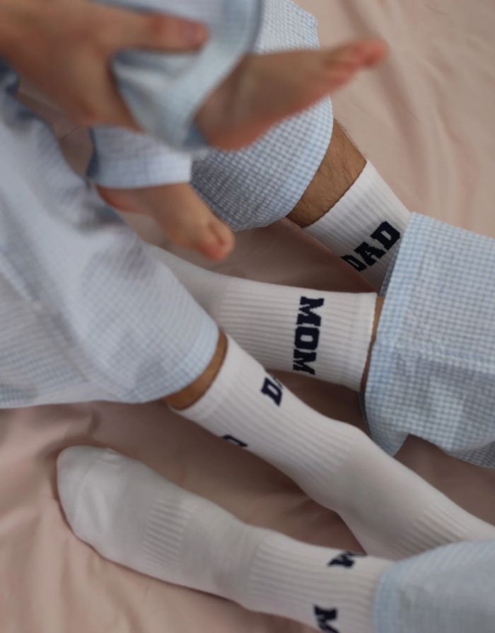 Socken Dad I College Blau