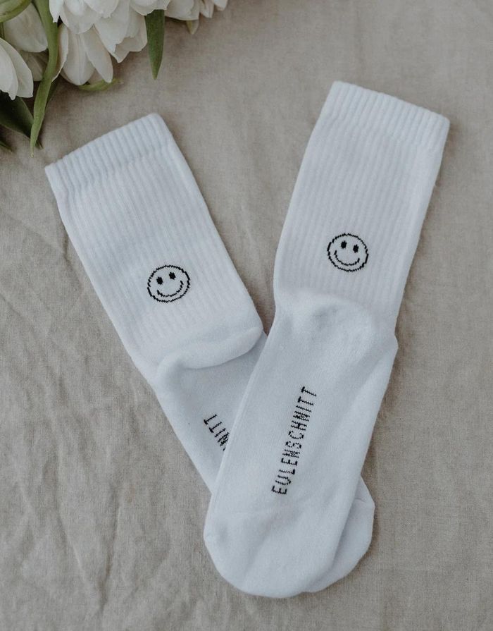Socken I Smiley Schwarz