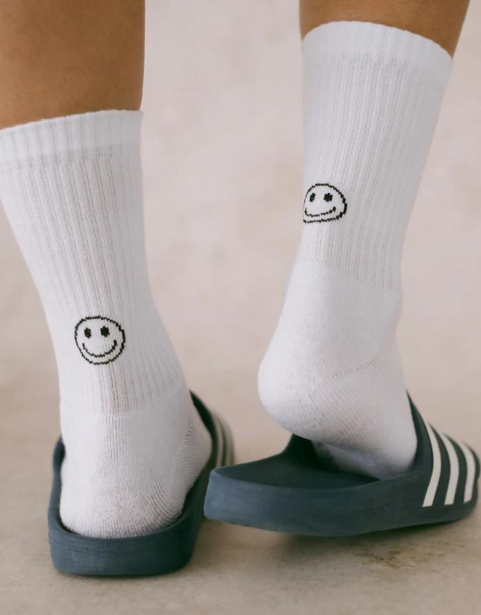Socken I Smiley Schwarz