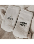 Socken Weiß I I don't work here