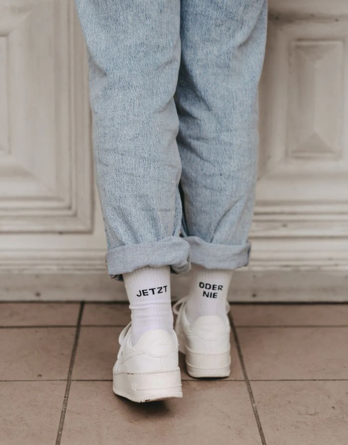 Socken Weiß I Jetzt oder Nie