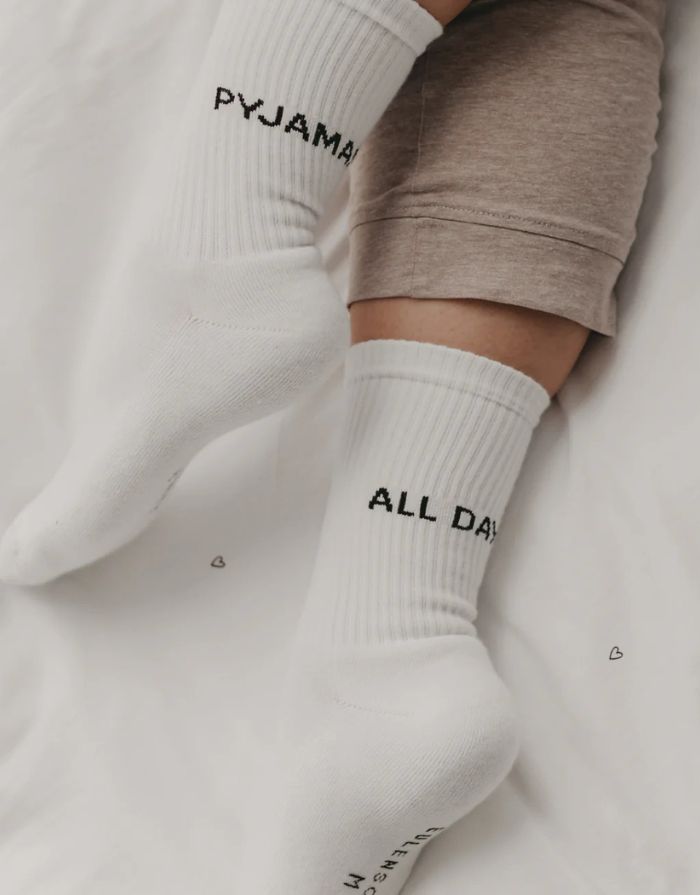 Socken Weiß I Pyjamas all day