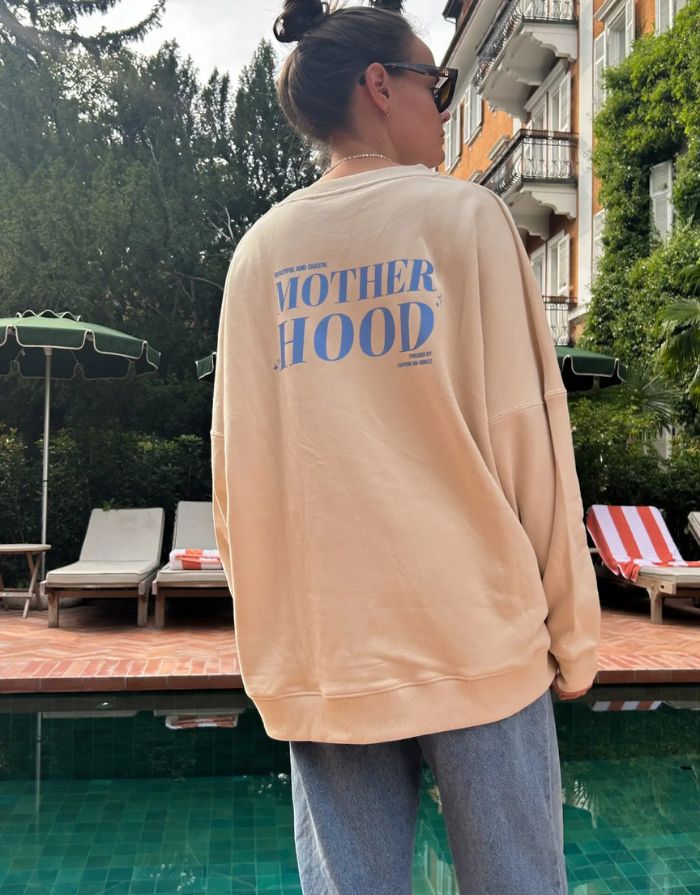 Sweatshirt Motherhood I Blau