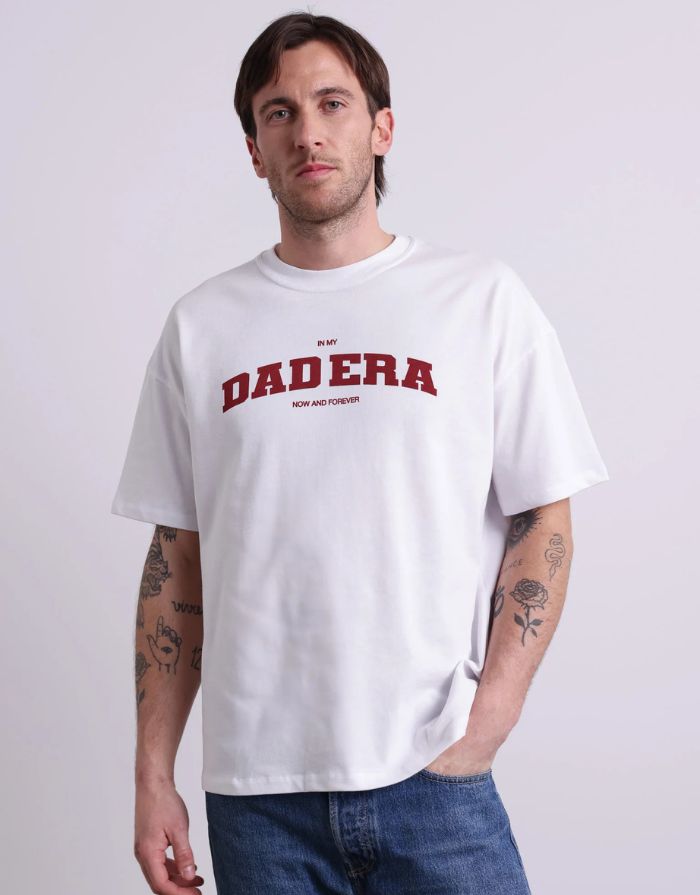 T-Shirt Dad Era I White/Burgundy