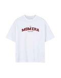 T-Shirt Mom Era I White/Burgundy