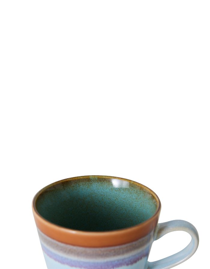 Cappuccino Becher 70's I Ash