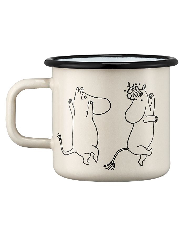 Becher Emaille 3,7dl I Moomin - 80 Jahre