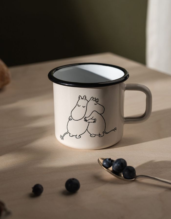 Becher Emaille 3,7dl I Moomin - 80 Jahre