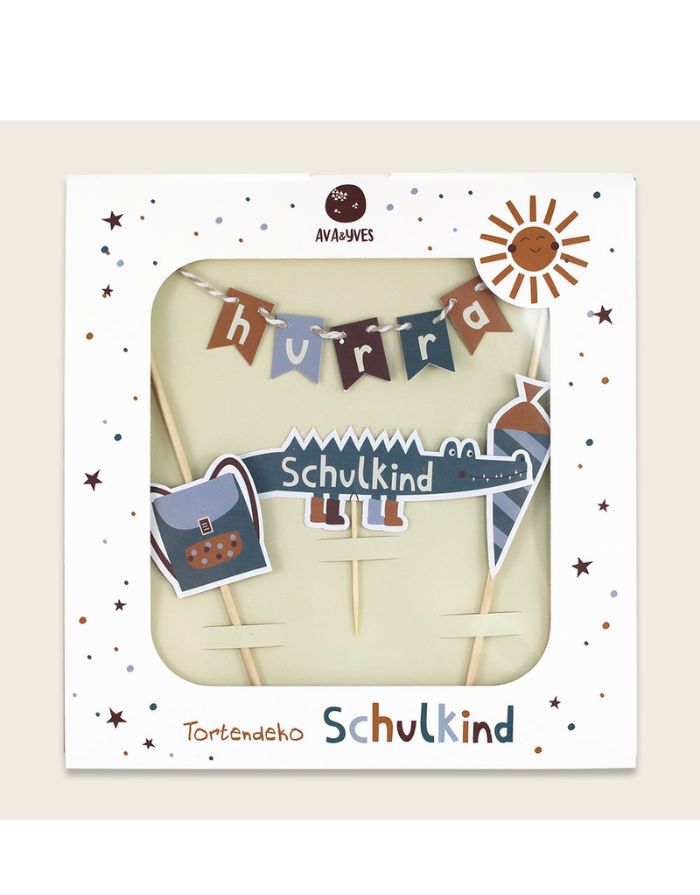 Cake Topper I Schulkind Adventure