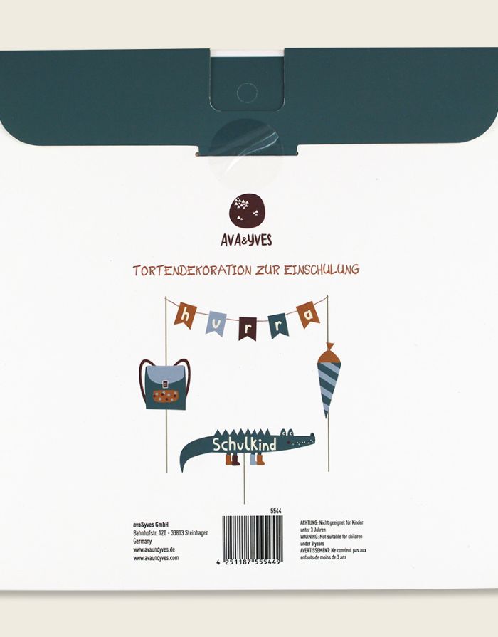 Cake Topper I Schulkind Adventure