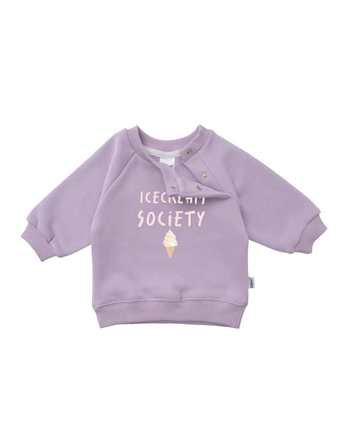Sweatshirt Flieder I Icecream Society