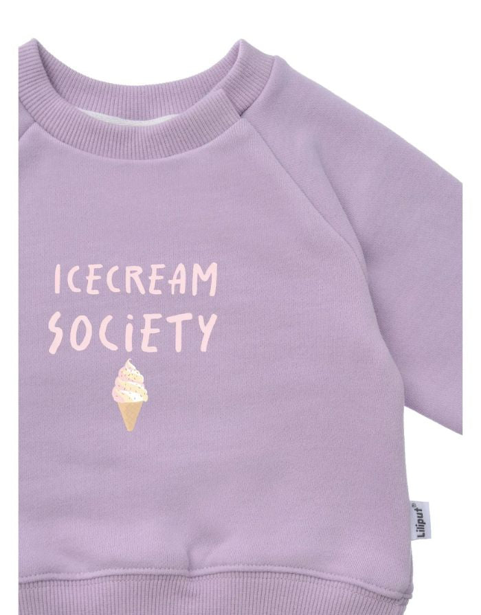 Sweatshirt Flieder I Icecream Society