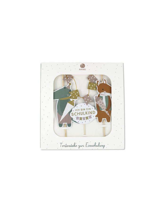 Cake Topper I Schulkind Pastell