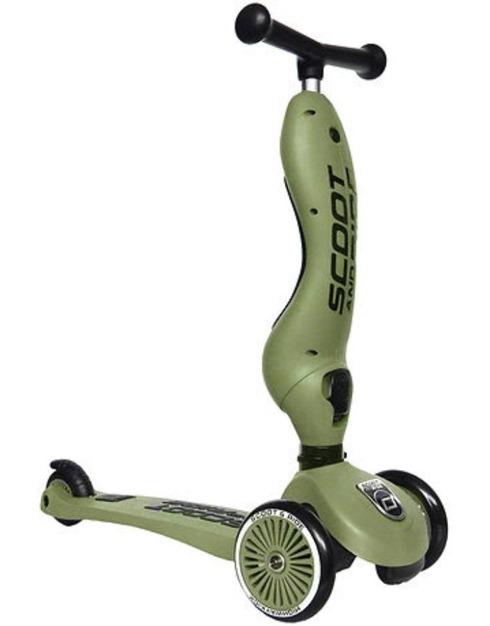 2in1 Scooter Highwaykick 1 I Olive