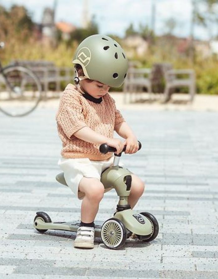 2in1 Scooter Highwaykick 1 I Olive