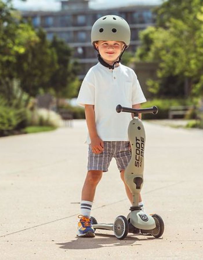2in1 Scooter Highwaykick 1 I Olive
