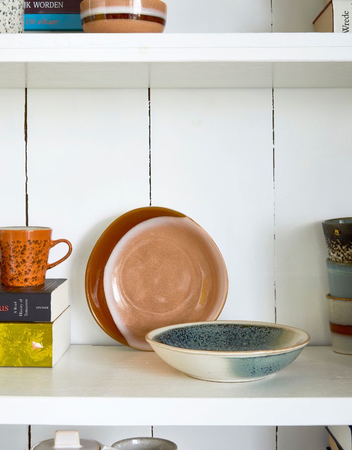 Curry Bowl 70's Keramikschale I Mist