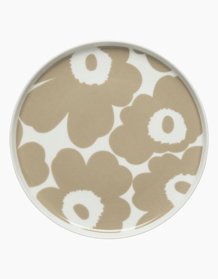 Teller Oiva/Unikko ø20cm I Beige/Weiß