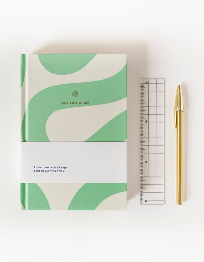 Journal One Line A Day I Flow Mint