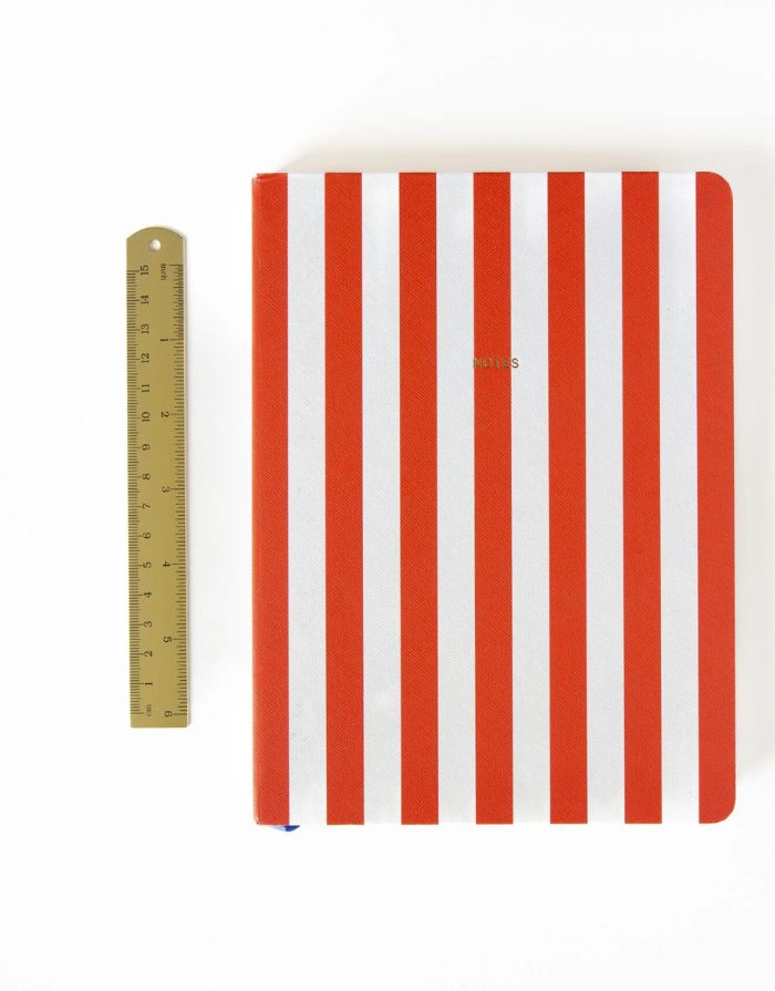 Notizbuch I Fabrique Stripes/Orange