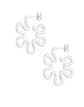 Ohrringe Hippie Flower I Silber