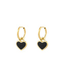 Ohrringe Lover I Gold & Black