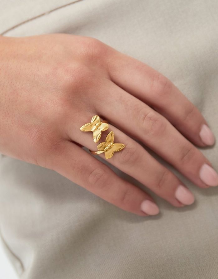Ring Double Wings I Gold