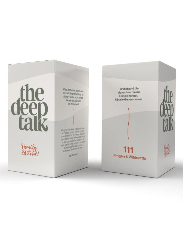 Connecting Card Game I The Deep Talk / Family Edition XXL