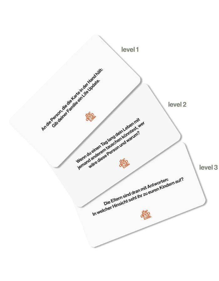 Connecting Card Game I The Deep Talk / Family Edition XXL