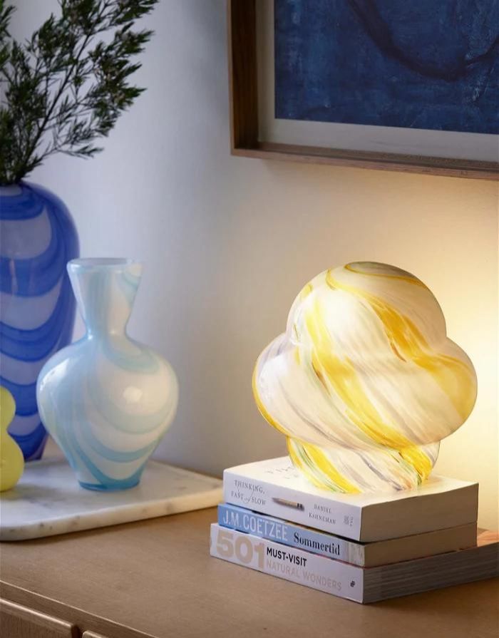 Tischlampe Candy Striped I Multi Coloured