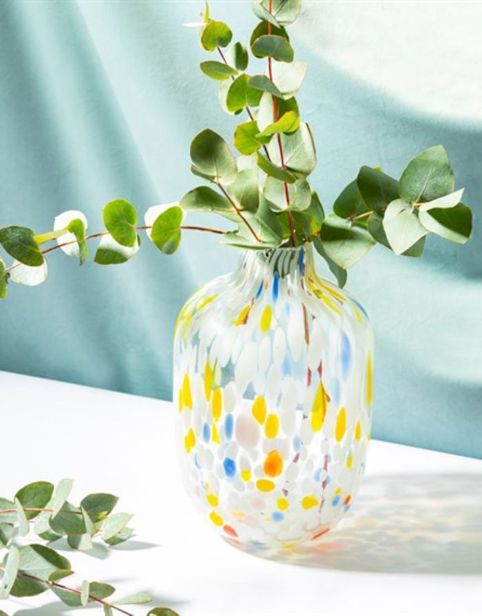 Vase Glas Speckled Multicoloured I Large