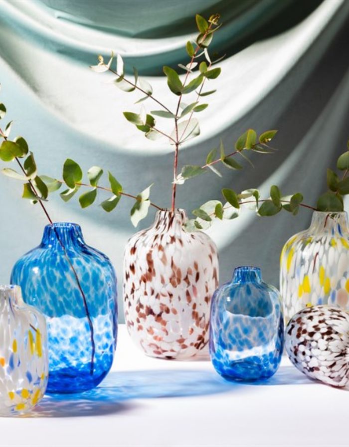Vase Glas Speckled Multicoloured I Small