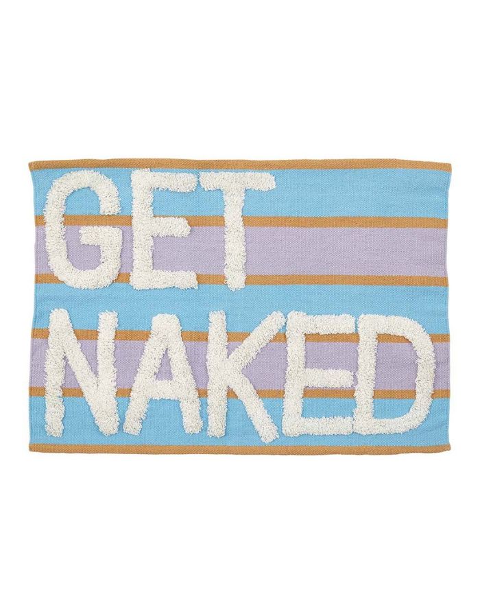 Badematte NAKED I Türkis/Lila