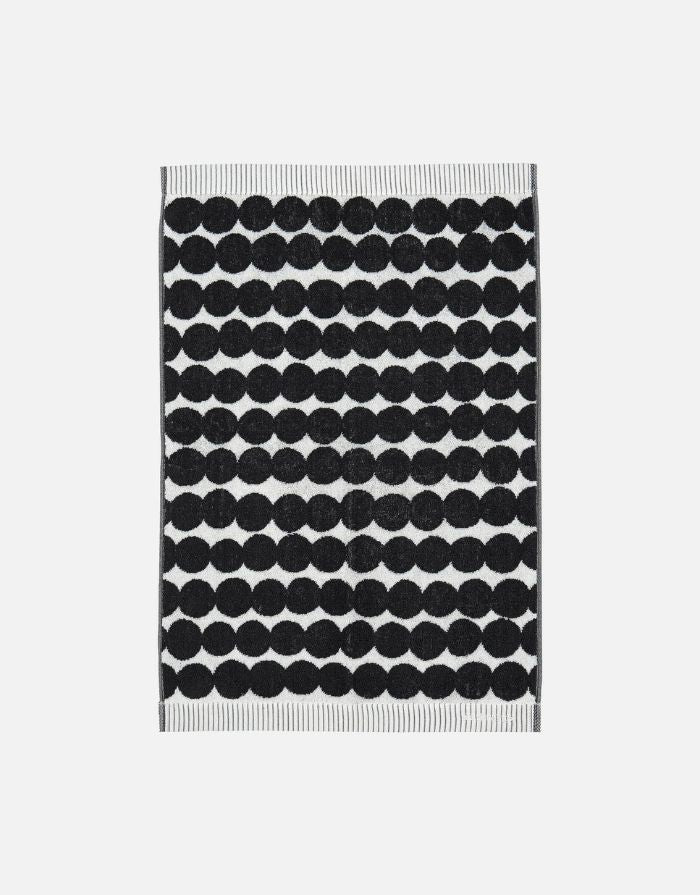 Handtuch Räsymatto 50x70cm I Schwarz/Weiß