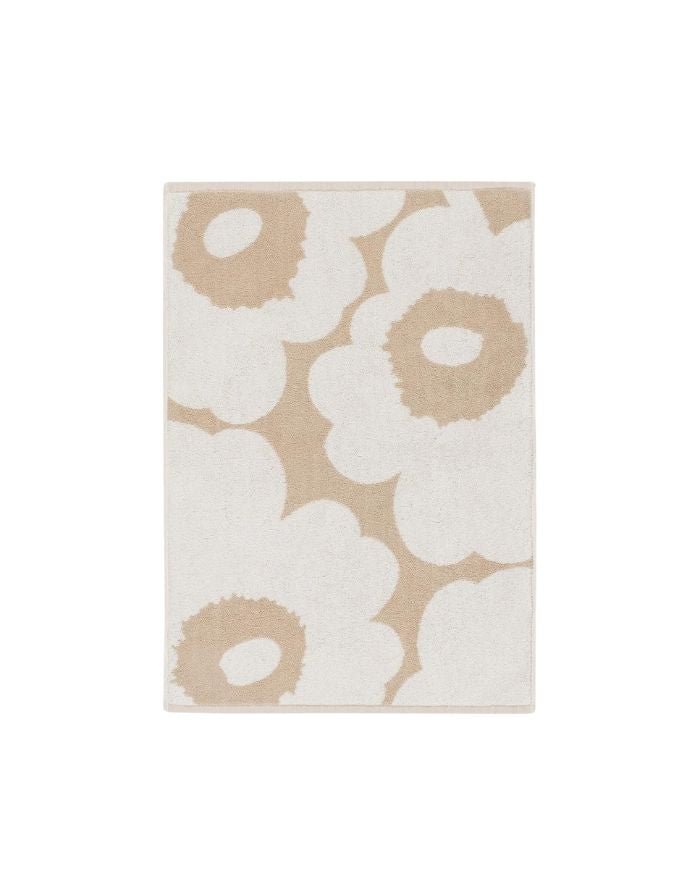 Handtuch Unikko 50x70cm I Beige/Weiß