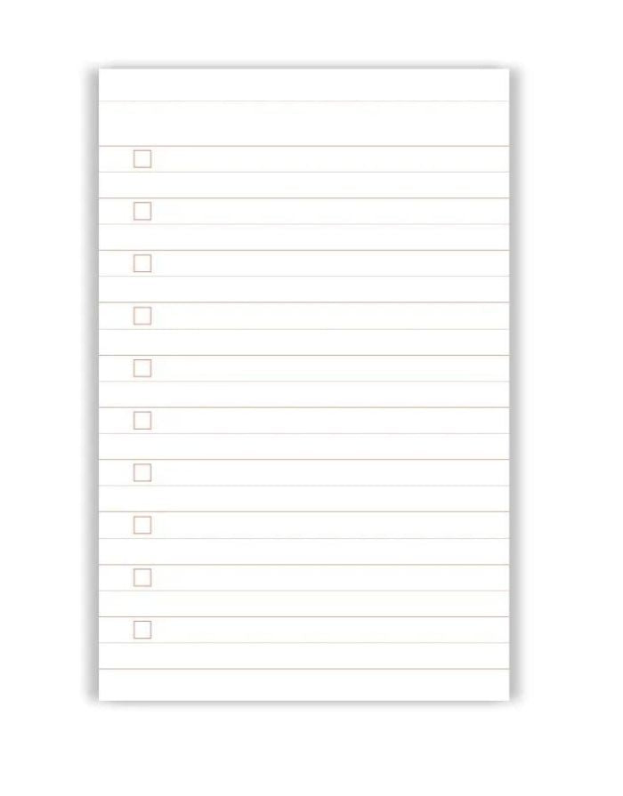 Notizblock Everyday Lists I Blue