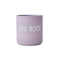 Porzellan Becher Favourite Cup I You Rock Lavendel