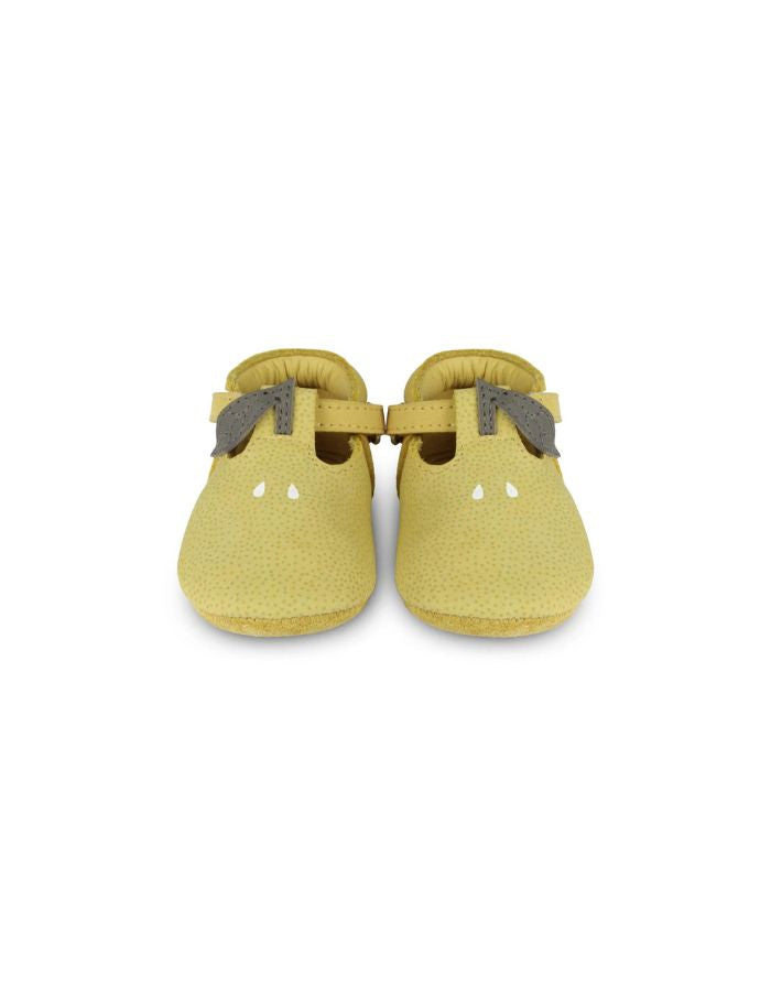 Babyschuh Nanoe Leder I Lemon