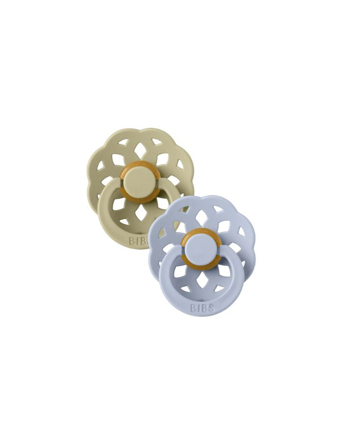 Schnuller Boheme 2er-Set I Khaki & Dusty Blue