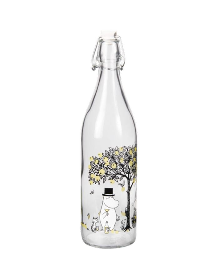 Glasflasche 1L I Moomin Apples