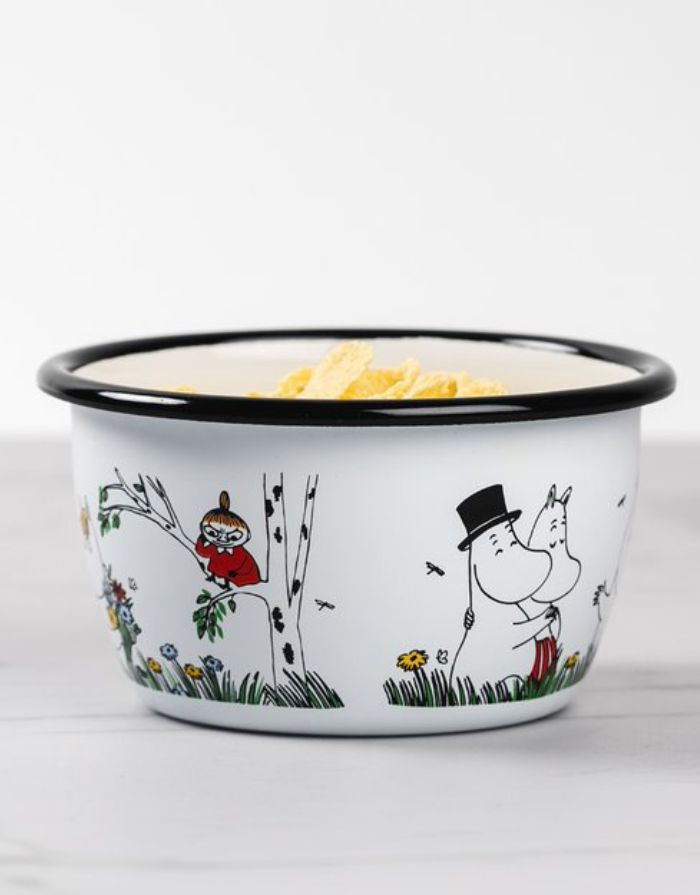 Schüssel Emaille I Moomin - Happy Family