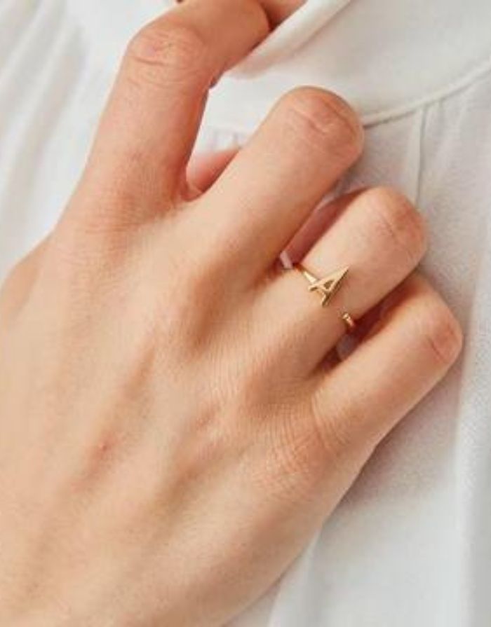 Ring A-Z I Gold