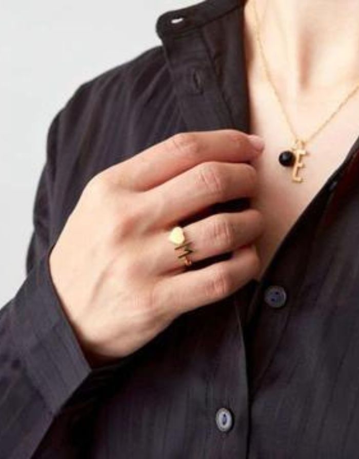 Ring A-Z I Gold