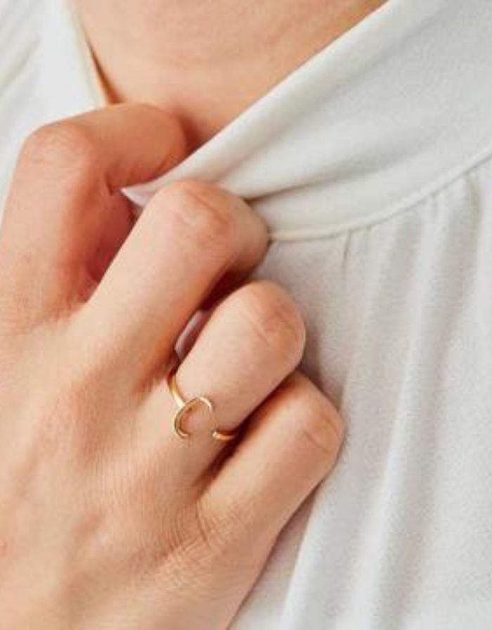 Ring A-Z I Gold