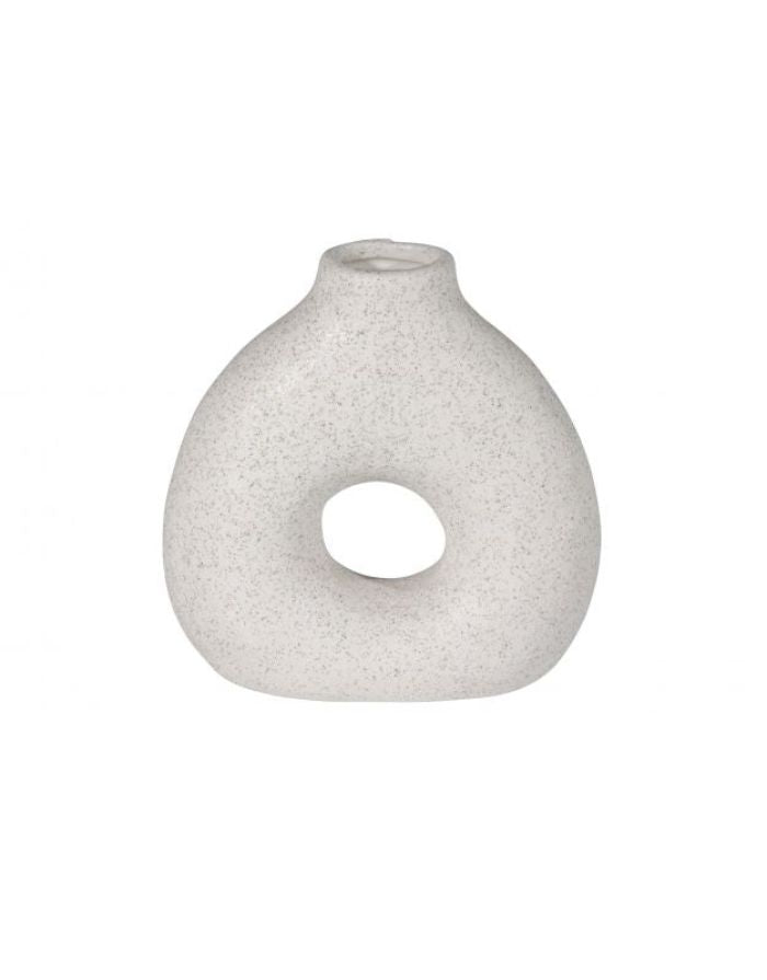 Vase Dunya I Kalk Weiß