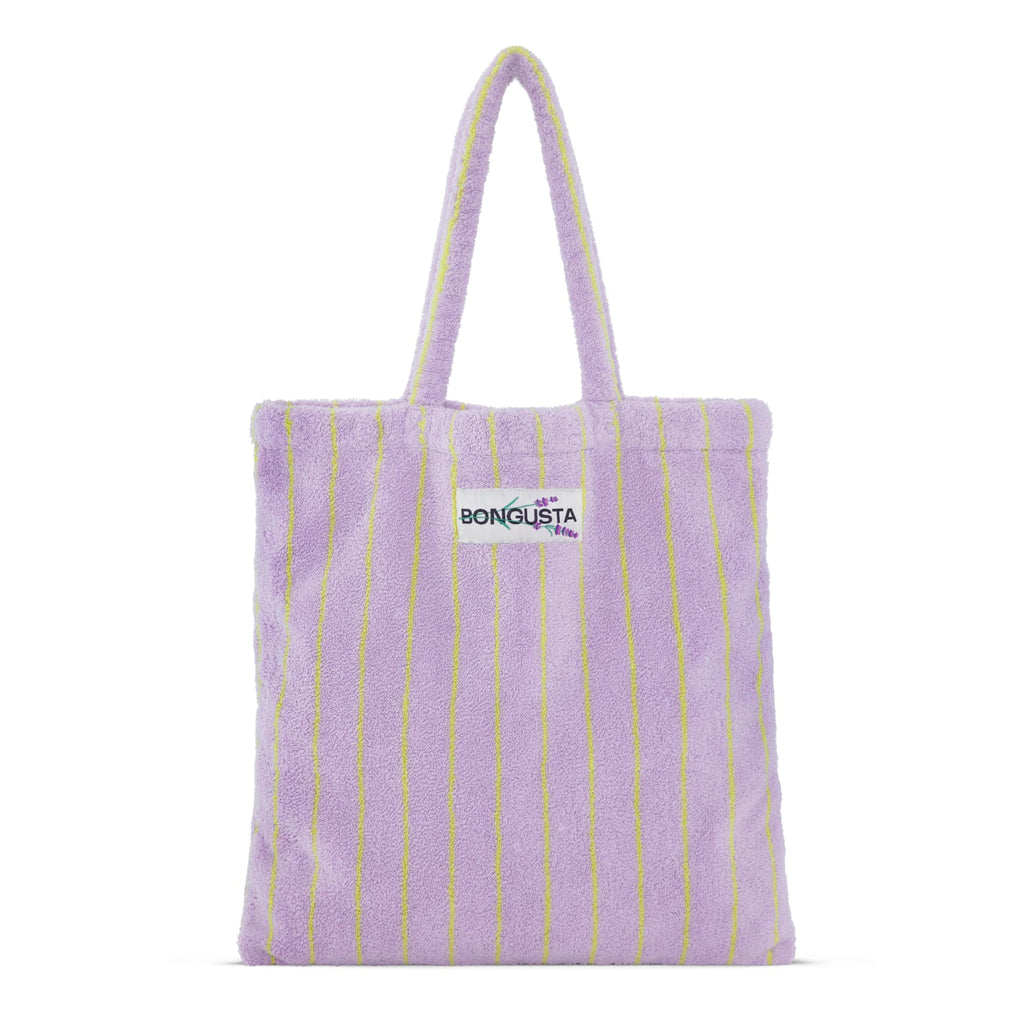 Beutel Frottee I Lilac/Neon Yellow