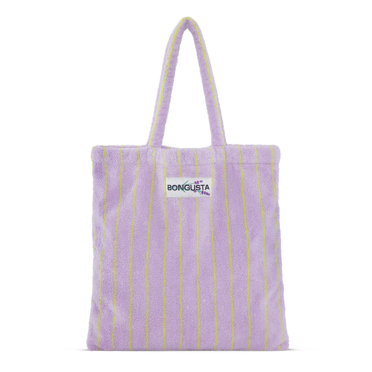 Beutel Frottee I Lilac/Neon Yellow