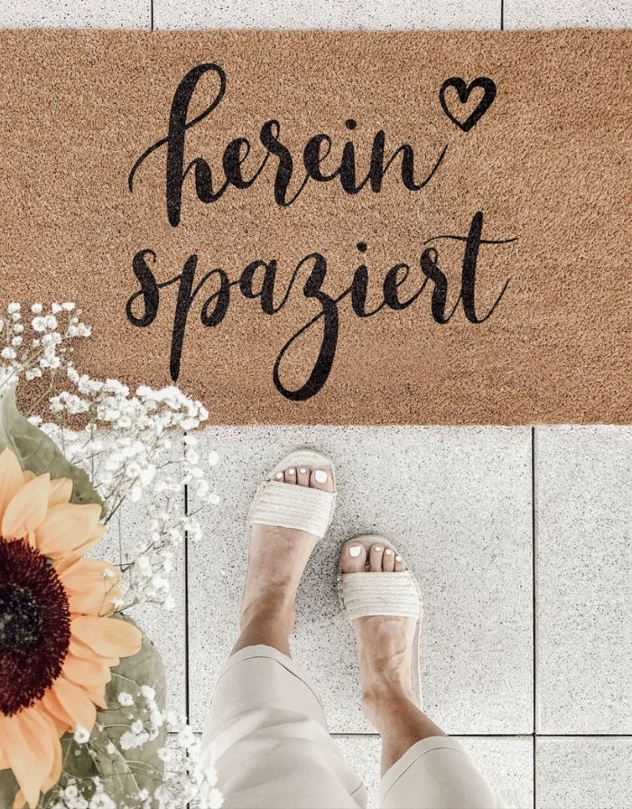Fußmatte Kokos I Hereinspaziert