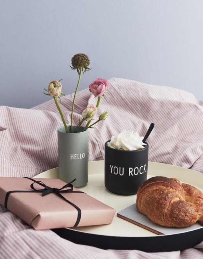 Porzellan Becher Favourite Cup I You Rock Black
