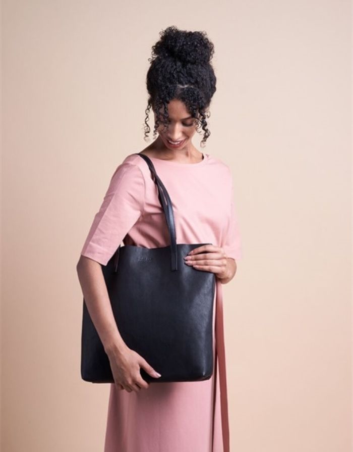Tasche Georgia I Black Soft Grain